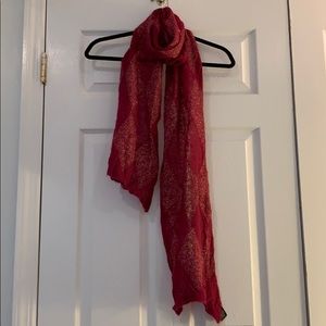 Banana republic metallic knit scarf